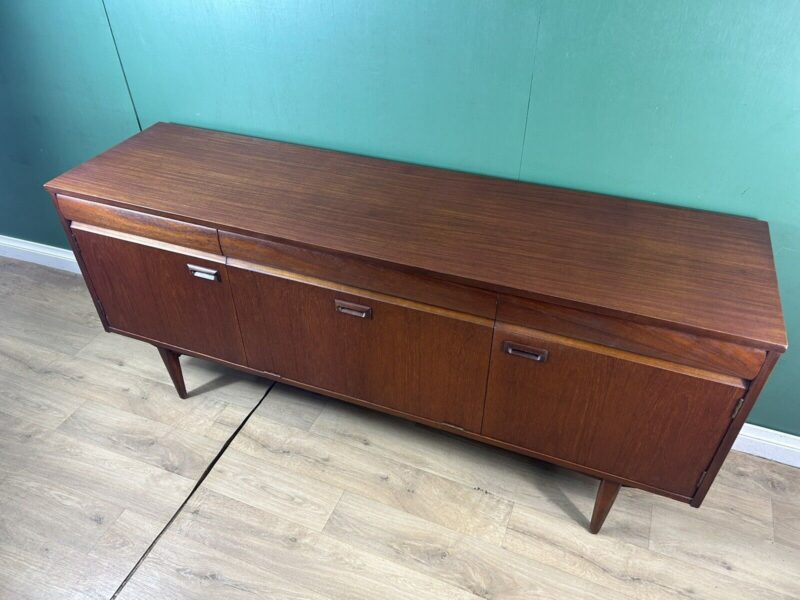 Retro Vintage Mid Century Teak Sideboard By Elliot’s Of Newbury-Courier