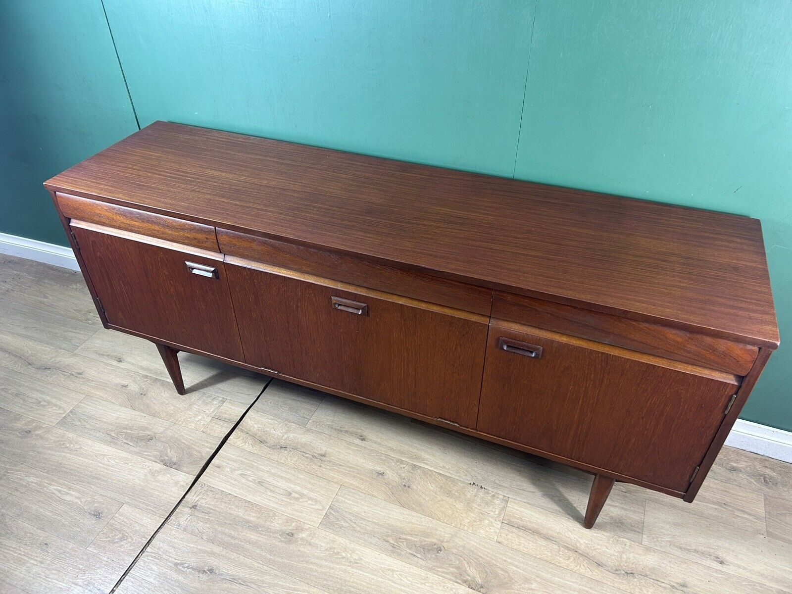 Retro Vintage Mid Century Teak Sideboard By Elliot’s Of Newbury-Courier