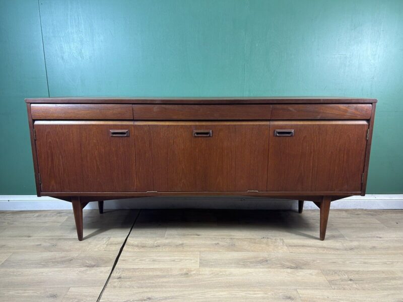 Retro Vintage Mid Century Teak Sideboard By Elliot’s Of Newbury-Courier