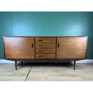 Retro Vintage Mid Century Teak Sideboard By Meredew Furniture-Courier