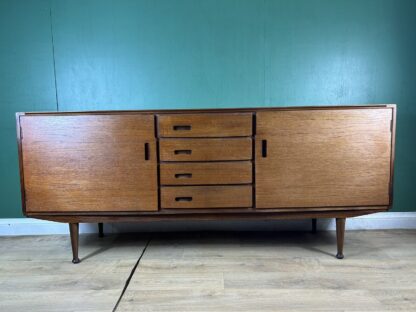 Retro Vintage Mid Century Teak Sideboard By Meredew Furniture-Courier