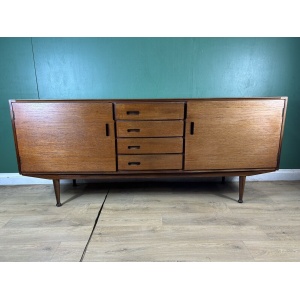 Retro Vintage Mid Century Teak Sideboard By Meredew Furniture-Courier