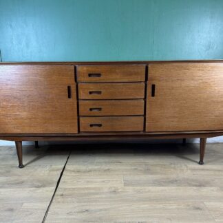 Retro Vintage Mid Century Teak Sideboard By Meredew Furniture-Courier