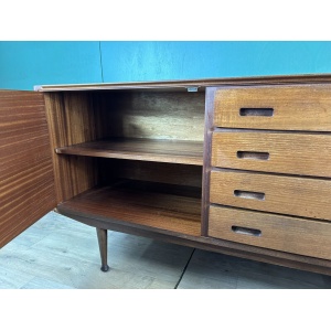 Retro Vintage Mid Century Teak Sideboard By Meredew Furniture-Courier