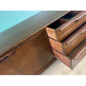 Retro Vintage Mid Teak Sideboard By Jentique Furniture-Courier