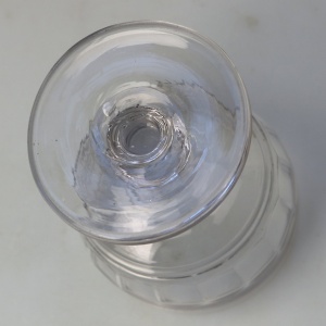 A good antique Regency stemware cut glass Rummer Goblet / Wine Glass C.1830-40
