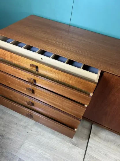 Vintage Mid Century Afromosia Teak G Plan Kofod Larsen Sideboard - Image 13