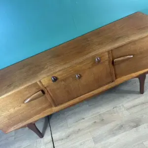 Vintage Mid Century Teak Sideboard By Beautility Furniture