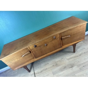 Vintage Mid Century Teak Sideboard By Beautility Furniture
