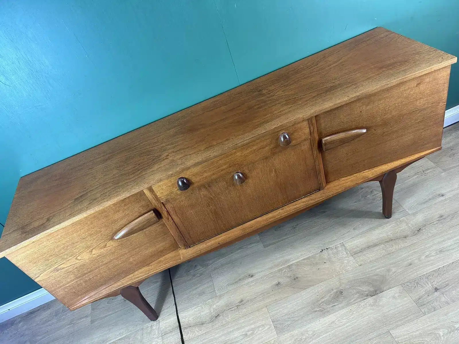Vintage Mid Century Teak Sideboard By Beautility Furniture