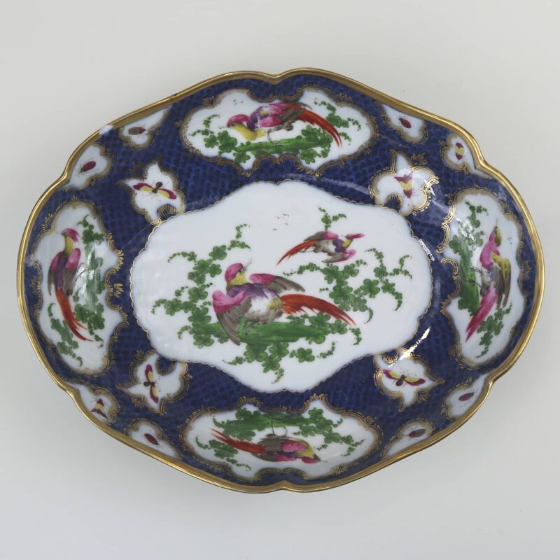 A fine antique porcelain hand-painted Edmé Samson Worcester style Bowl C.1890