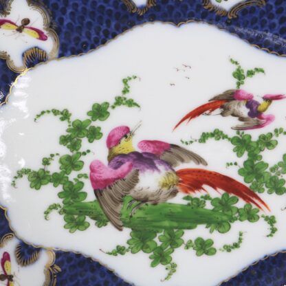 A fine antique porcelain hand-painted Edmé Samson Worcester style Bowl C.1890 - Image 5