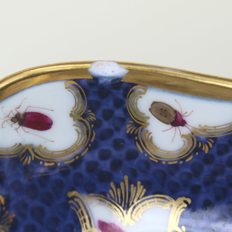 A fine antique porcelain hand-painted Edmé Samson Worcester style Bowl C.1890 - Image 8