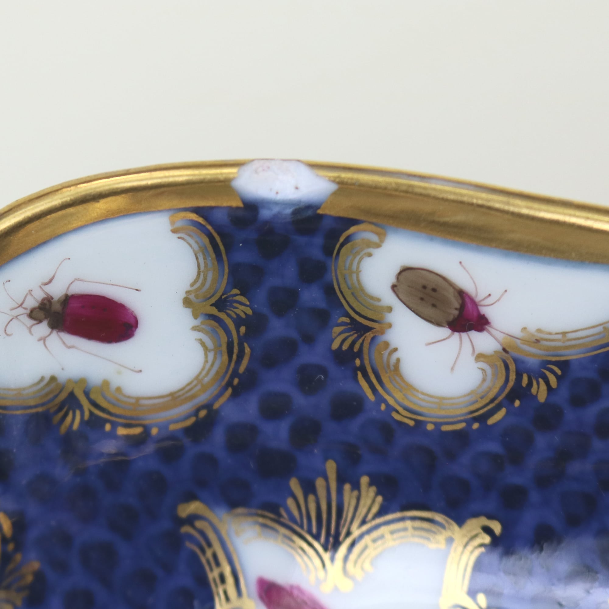 A fine antique porcelain hand-painted Edmé Samson Worcester style Bowl C.1890
