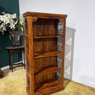Sheesham Wooden Free Standing Open Bookcase