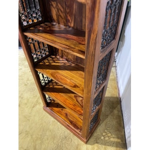 Sheesham Wooden Free Standing Open Bookcase