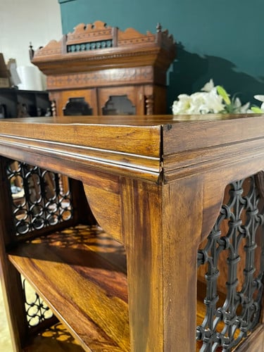 Sheesham Wooden Free Standing Open Bookcase