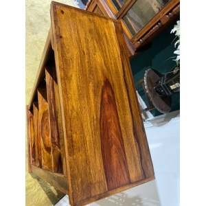 Sheesham Wooden Free Standing Open Bookcase