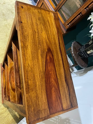 Sheesham Wooden Free Standing Open Bookcase