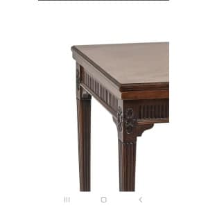 Superb Victorian Sheraton Revival Mahogany Card Table