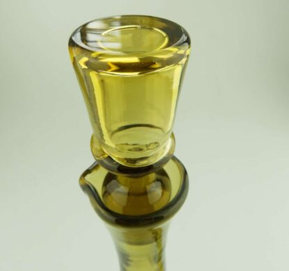 A good antique citrine glass Liquor Decanter probably Venetian Murano C.1920+ - Image 5