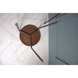 Mid-Century Arne Jacobsen Fritz Hansen Teak Stacking Stools x 2