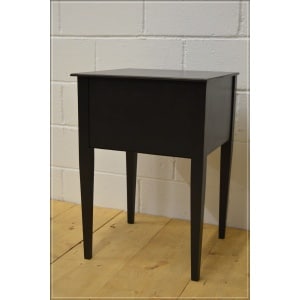vintage bedside cabinet cupboard side table wash stand solid wood black DELIVERY