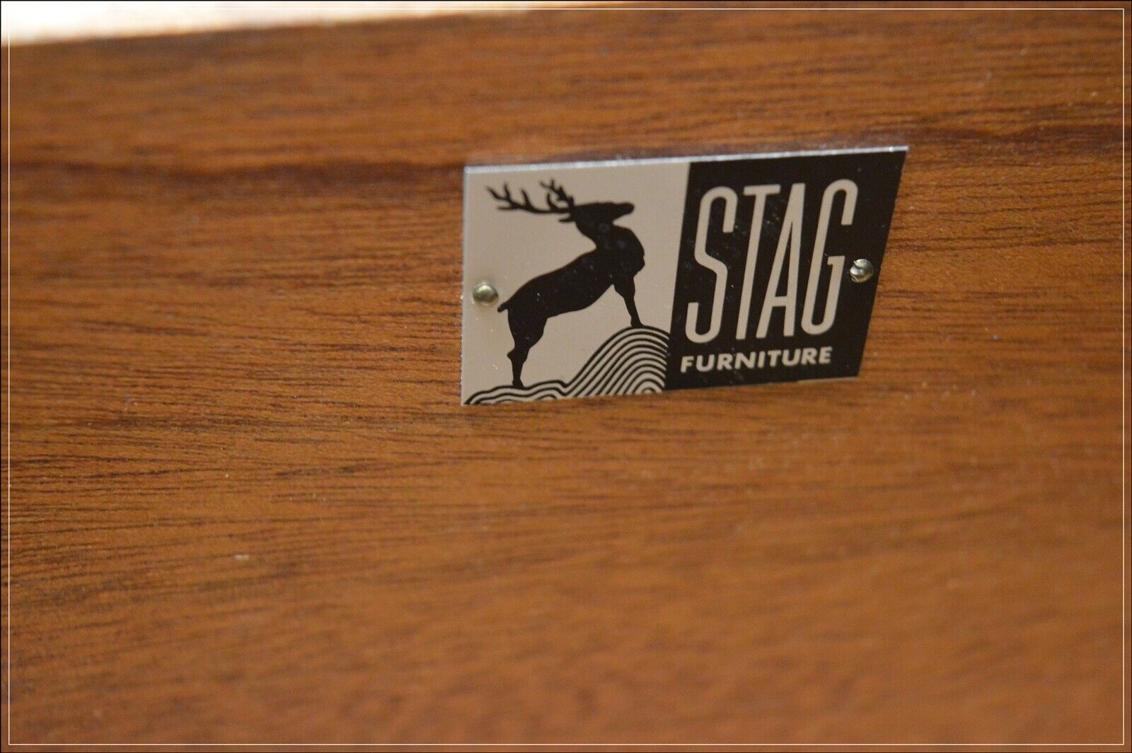 vintage chest of drawers Stag Minstrel pitch black DELIVERY
