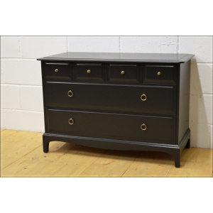 vintage chest of drawers Stag Minstrel pitch black DELIVERY