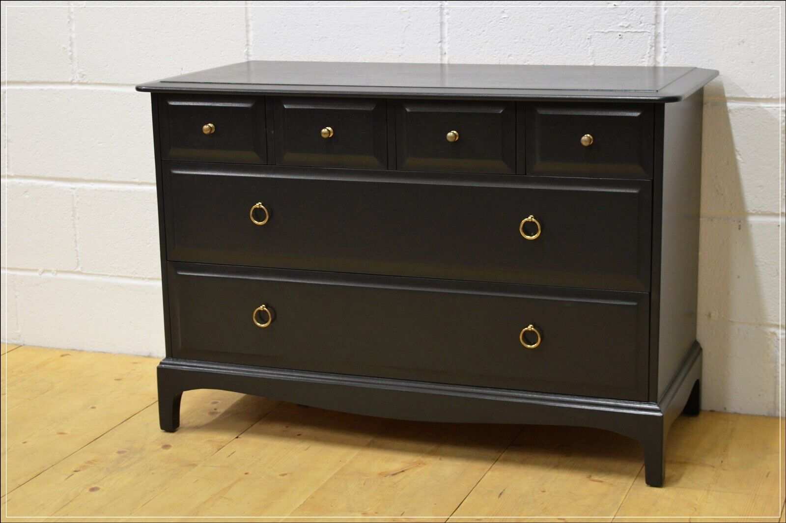 vintage chest of drawers Stag Minstrel pitch black DELIVERY