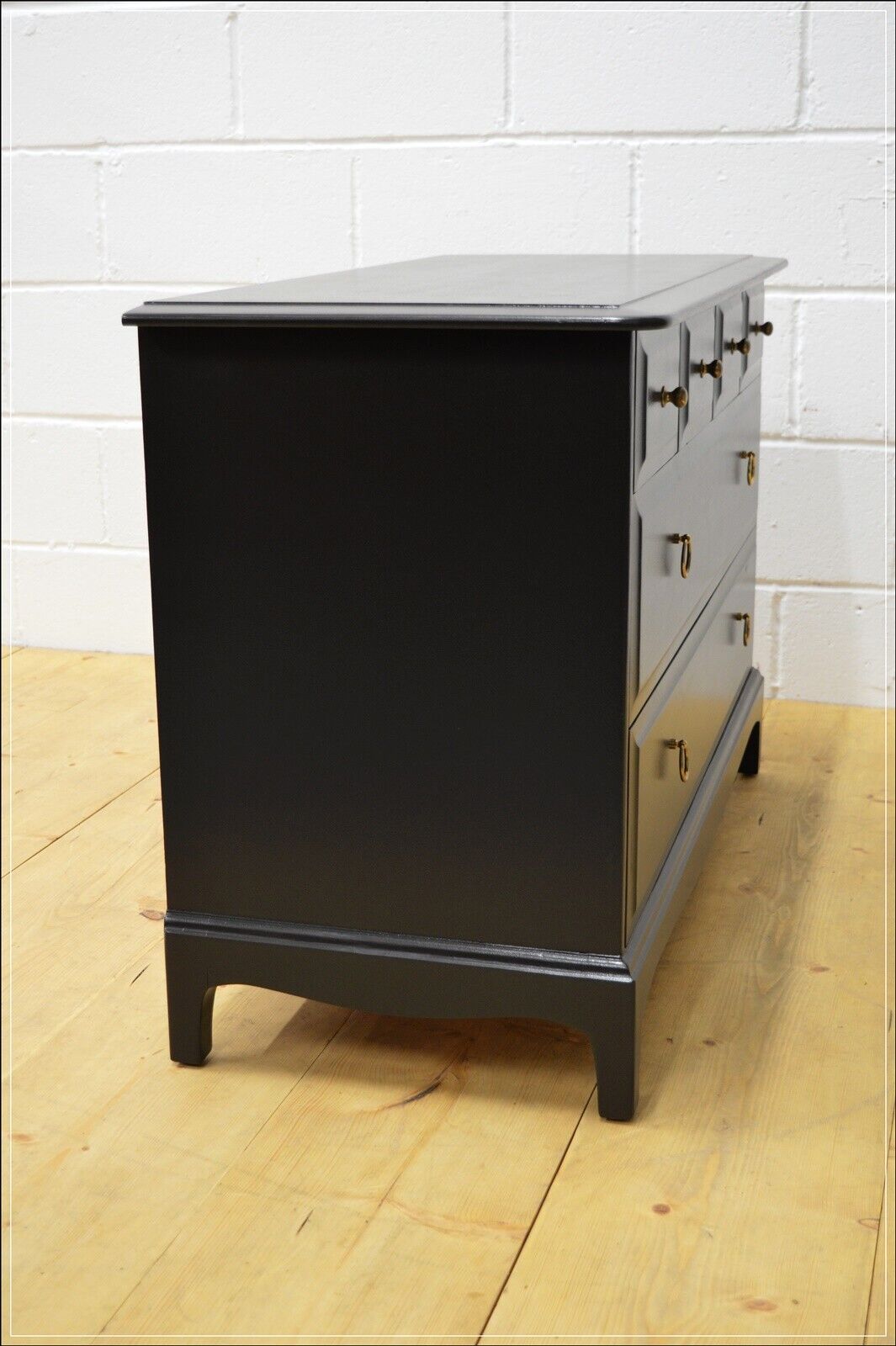 vintage chest of drawers Stag Minstrel pitch black DELIVERY