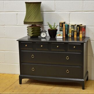 vintage chest of drawers Stag Minstrel pitch black DELIVERY
