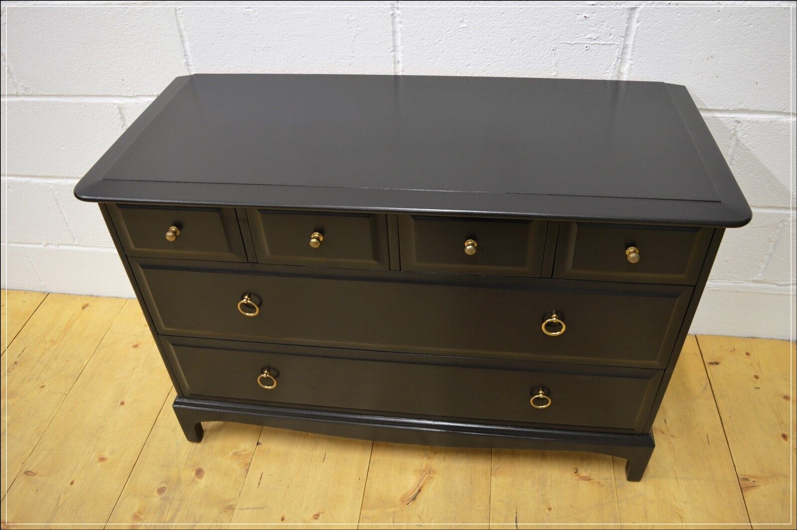 vintage chest of drawers Stag Minstrel pitch black DELIVERY