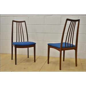 vintage dining chairs G Plan X 4 teak danish design mid century UK DELIVERY