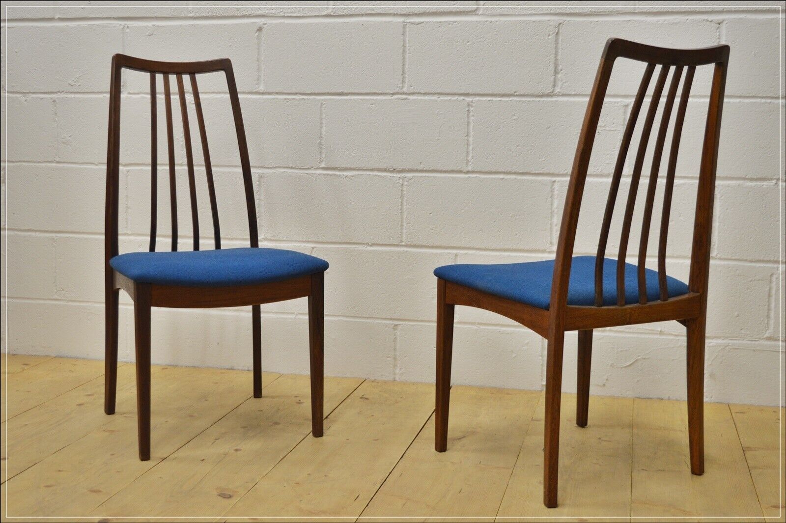 vintage dining chairs G Plan X 4 teak danish design mid century UK DELIVERY