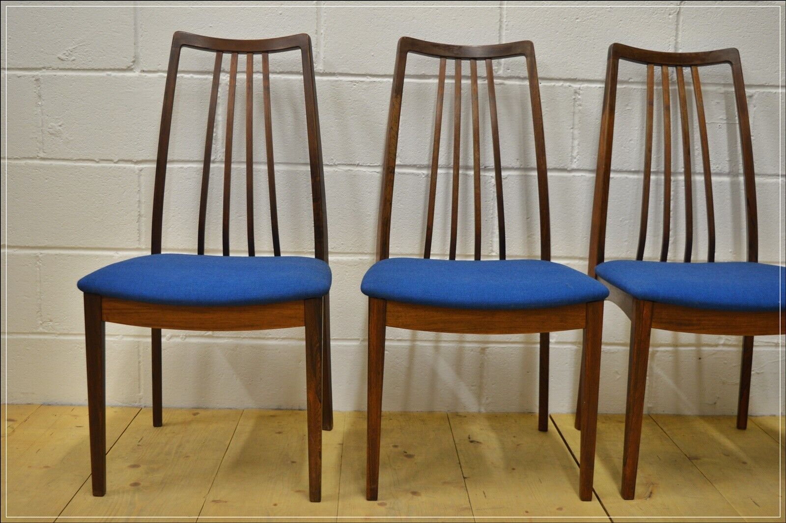 vintage dining chairs G Plan X 4 teak danish design mid century UK DELIVERY