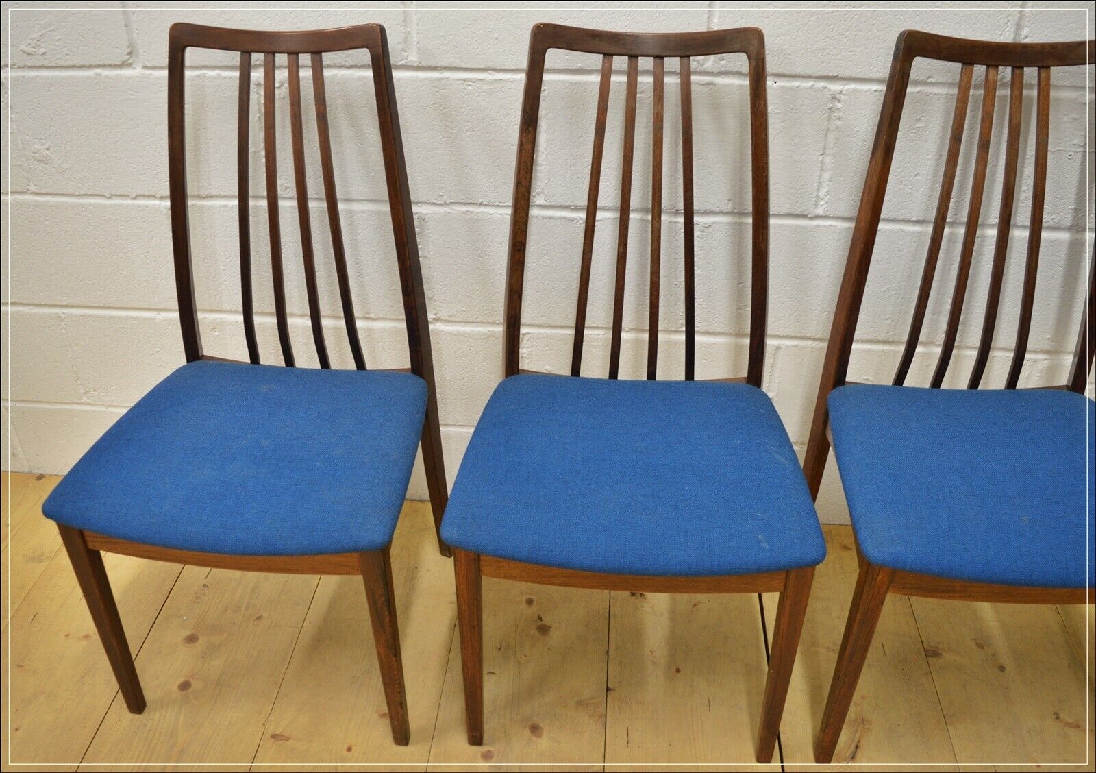 vintage dining chairs G Plan X 4 teak danish design mid century UK DELIVERY