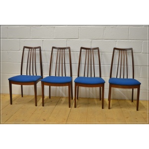 vintage dining chairs G Plan X 4 teak danish design mid century UK DELIVERY