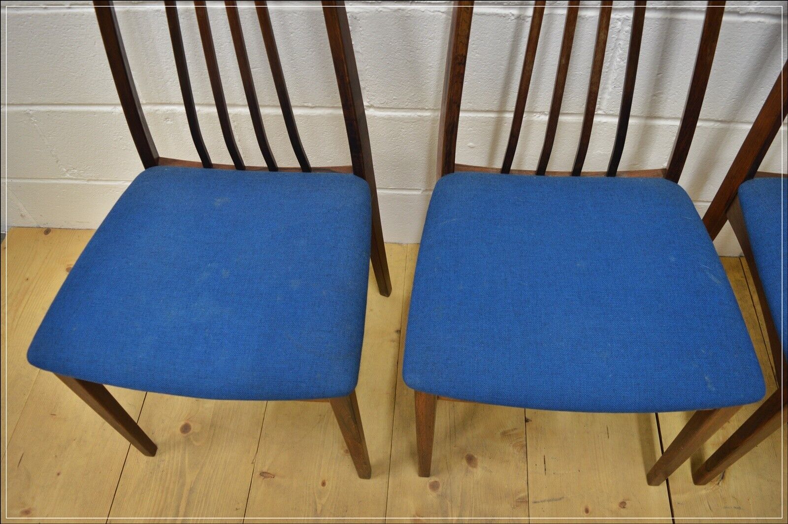 vintage dining chairs G Plan X 4 teak danish design mid century UK DELIVERY