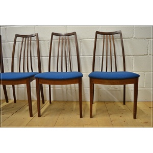 vintage dining chairs G Plan X 4 teak danish design mid century UK DELIVERY
