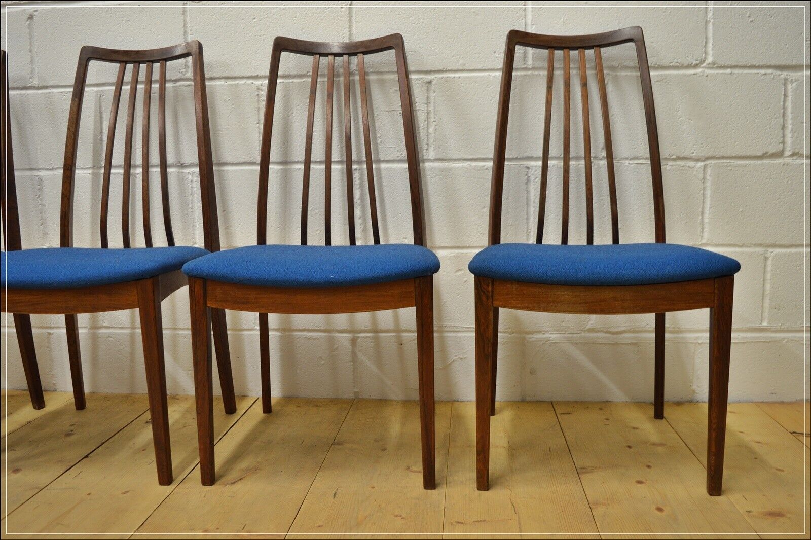 vintage dining chairs G Plan X 4 teak danish design mid century UK DELIVERY
