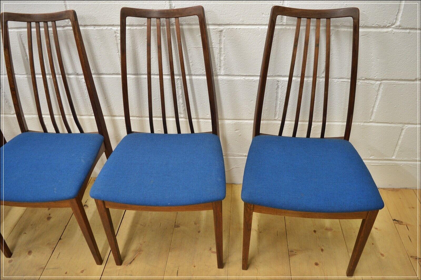 vintage dining chairs G Plan X 4 teak danish design mid century UK DELIVERY