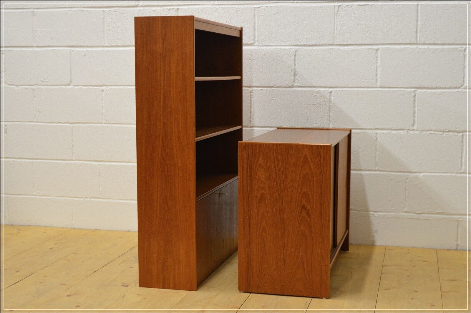 Vintage Sideboard Teak Highboard Mid Century Made In Denmark DELIVERY