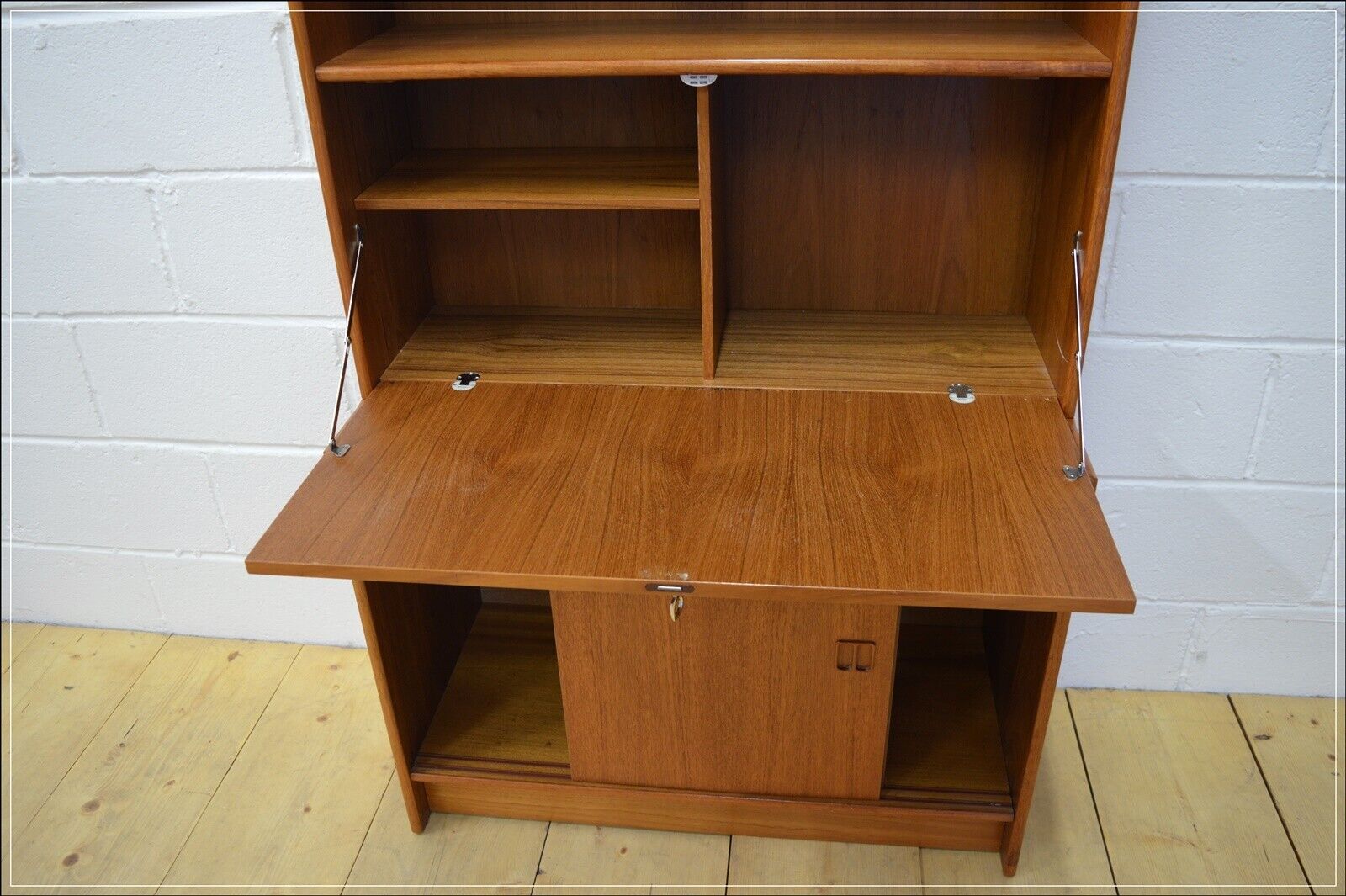 Vintage Sideboard Teak Highboard Mid Century Made In Denmark DELIVERY