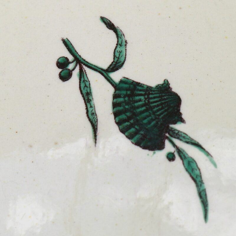 A rare antique Georgian Wedgwood Creamware pottery Plate by Guy Green C.1770