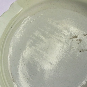 A rare antique Georgian Wedgwood Creamware pottery Plate by Guy Green C.1770