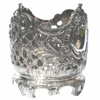 A scarce & good quality antique WMF silver plate Wine Bottle Holder C.1886-1903
