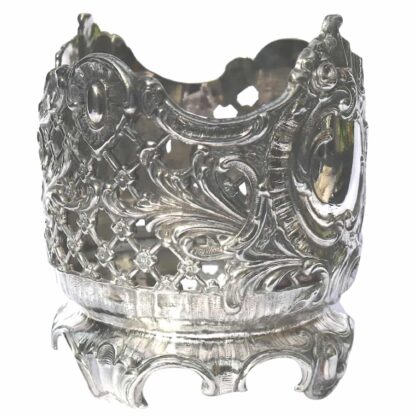 A scarce & good quality antique WMF silver plate Wine Bottle Holder C.1886-1903