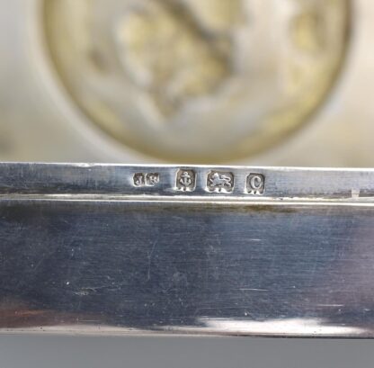 Superb antique English solid silver Art Nouveau maiden Trinket Snuff Box C.1902 - Image 7