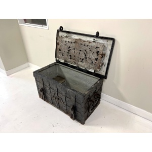 17th Century, Wrought Iron Strong Box / Armada Chest